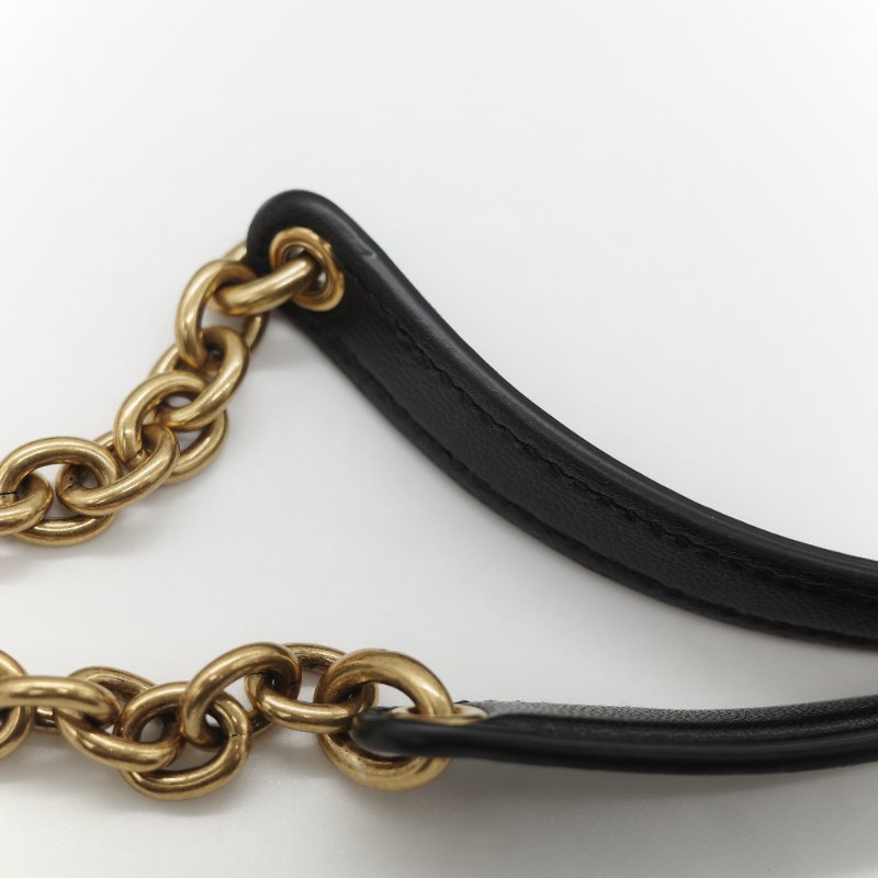 全新品(官網同步在售118,000♥️)Saint Laurent 聖羅蘭 JAMIE 黑色 小羊皮 手提袋 托特包 單肩包-18