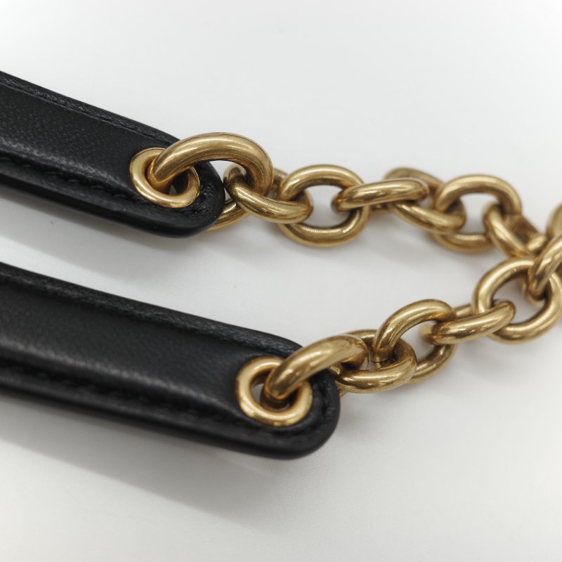 全新品(官網同步在售118,000♥️)Saint Laurent 聖羅蘭 JAMIE 黑色 小羊皮 手提袋 托特包 單肩包-19