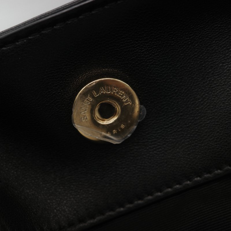 全新品(官網同步在售118,000♥️)Saint Laurent 聖羅蘭 JAMIE 黑色 小羊皮 手提袋 托特包 單肩包-23
