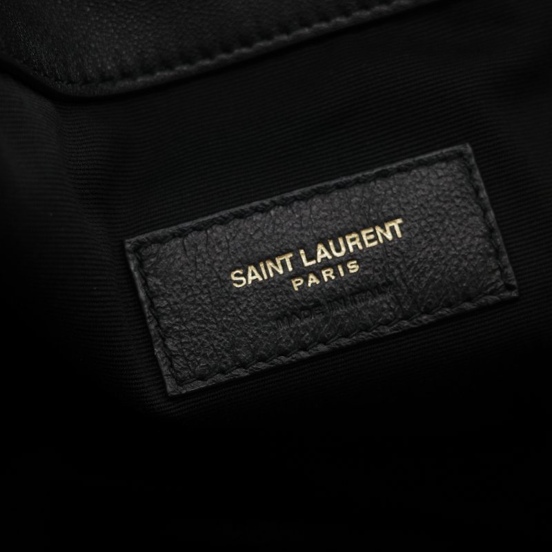 全新品(官網同步在售118,000♥️)Saint Laurent 聖羅蘭 JAMIE 黑色 小羊皮 手提袋 托特包 單肩包-24
