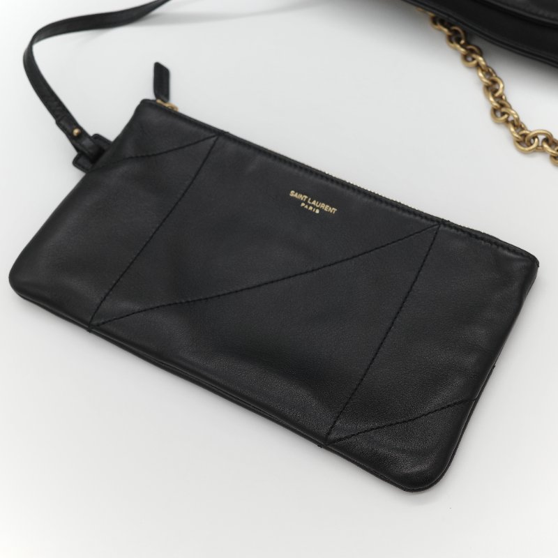 全新品(官網同步在售118,000♥️)Saint Laurent 聖羅蘭 JAMIE 黑色 小羊皮 手提袋 托特包 單肩包-28