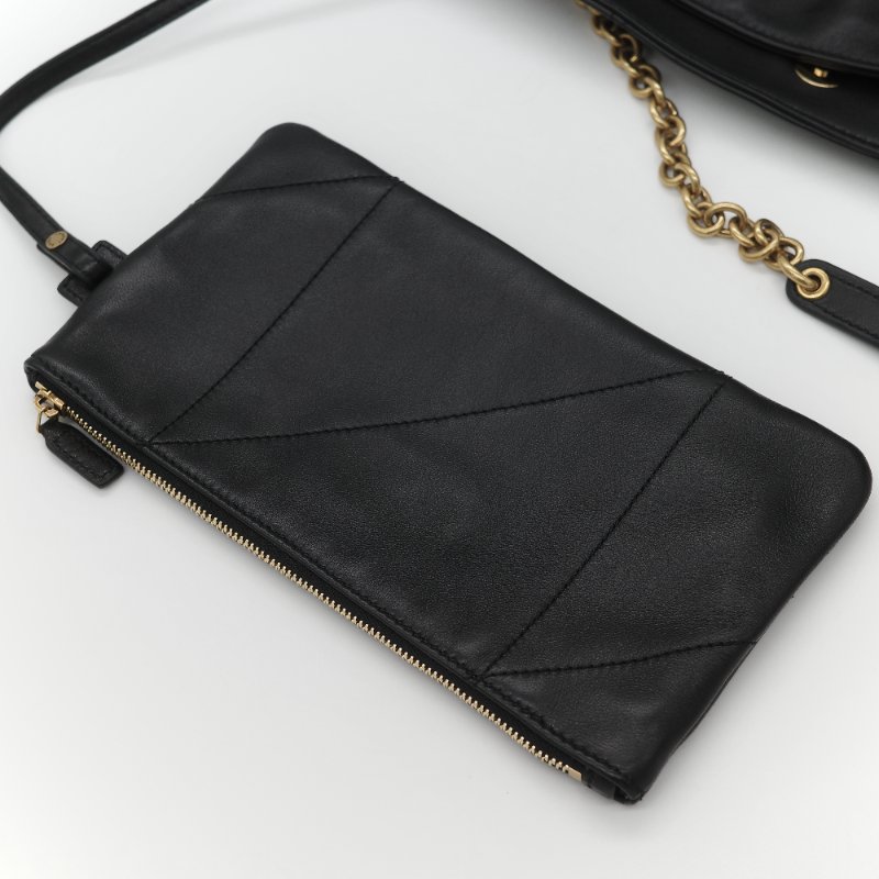 全新品(官網同步在售118,000♥️)Saint Laurent 聖羅蘭 JAMIE 黑色 小羊皮 手提袋 托特包 單肩包-29