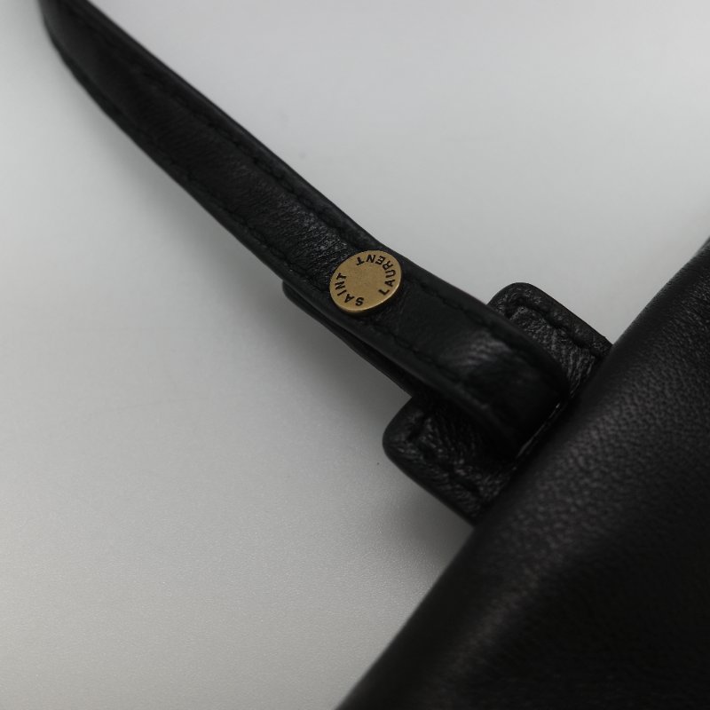 全新品(官網同步在售118,000♥️)Saint Laurent 聖羅蘭 JAMIE 黑色 小羊皮 手提袋 托特包 單肩包-30