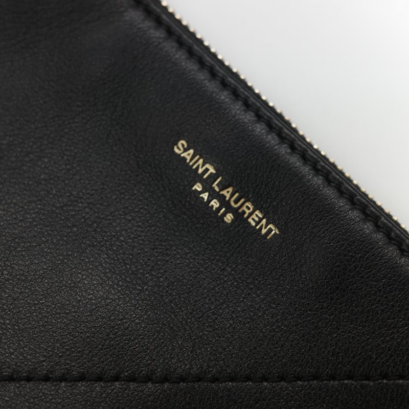 全新品(官網同步在售118,000♥️)Saint Laurent 聖羅蘭 JAMIE 黑色 小羊皮 手提袋 托特包 單肩包-32