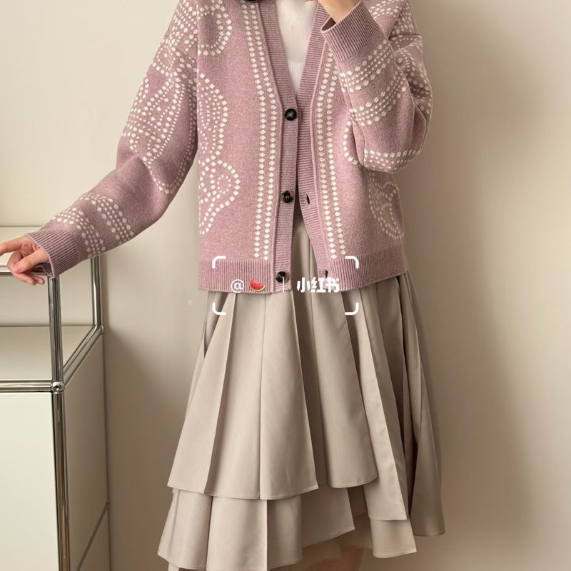 Hermes 愛馬仕 BRIDES DE GALA TARTAN 刺繡外套 #淡粉色(可議價)-5