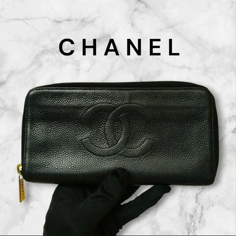 ❤️感恩月❤️折扣最後倒數至5/31‼️㊣✨CHANEL✨香奈兒 小香 雙C 雷標 魚子醬 牛皮 長夾 皮夾 錢包/二手精品/二手皮夾/保證正品
