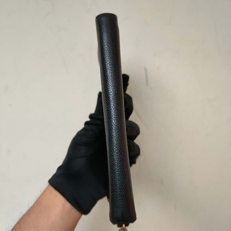 ㊣✨CHANEL✨香奈兒 小香 雙C 雷標 魚子醬 牛皮 長夾 皮夾 錢包/二手精品/二手皮夾/保證正品-6