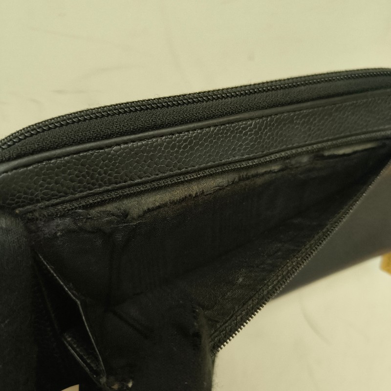 ㊣✨CHANEL✨香奈兒 小香 雙C 雷標 魚子醬 牛皮 長夾 皮夾 錢包/二手精品/二手皮夾/保證正品-24