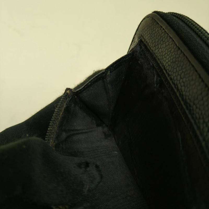 ㊣✨CHANEL✨香奈兒 小香 雙C 雷標 魚子醬 牛皮 長夾 皮夾 錢包/二手精品/二手皮夾/保證正品-26