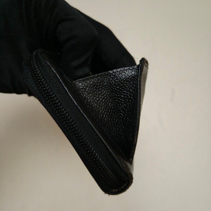 ㊣✨CHANEL✨香奈兒 小香 雙C 雷標 魚子醬 牛皮 長夾 皮夾 錢包/二手精品/二手皮夾/保證正品-27