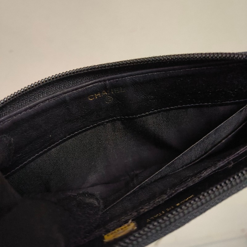 ㊣✨CHANEL✨香奈兒 小香 雙C 雷標 魚子醬 牛皮 長夾 皮夾 錢包/二手精品/二手皮夾/保證正品-32