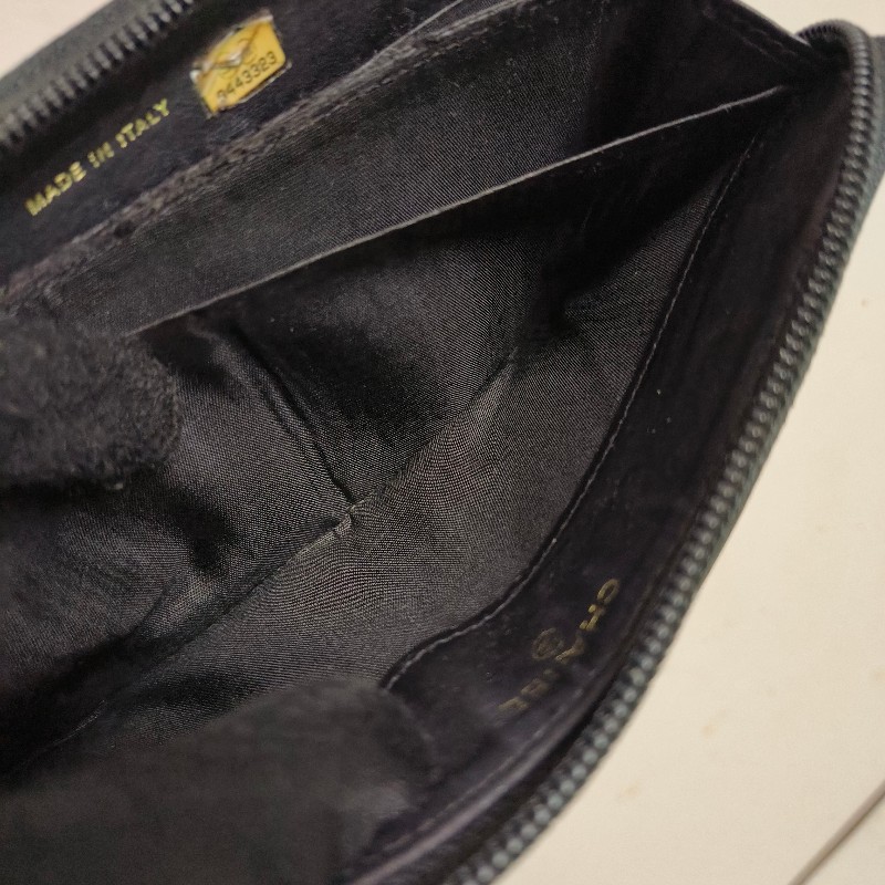 ㊣✨CHANEL✨香奈兒 小香 雙C 雷標 魚子醬 牛皮 長夾 皮夾 錢包/二手精品/二手皮夾/保證正品-33