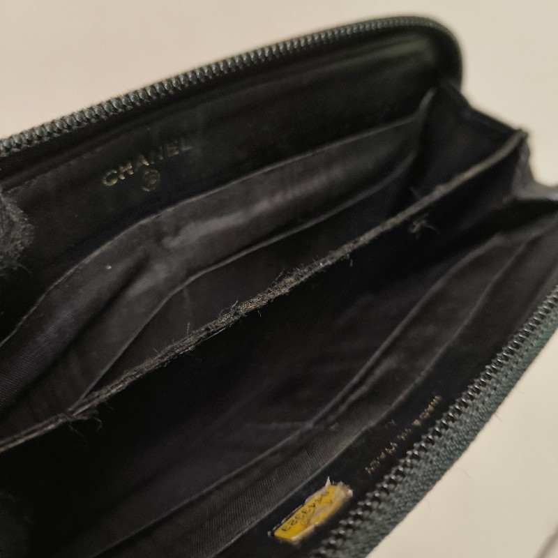 ㊣✨CHANEL✨香奈兒 小香 雙C 雷標 魚子醬 牛皮 長夾 皮夾 錢包/二手精品/二手皮夾/保證正品-38