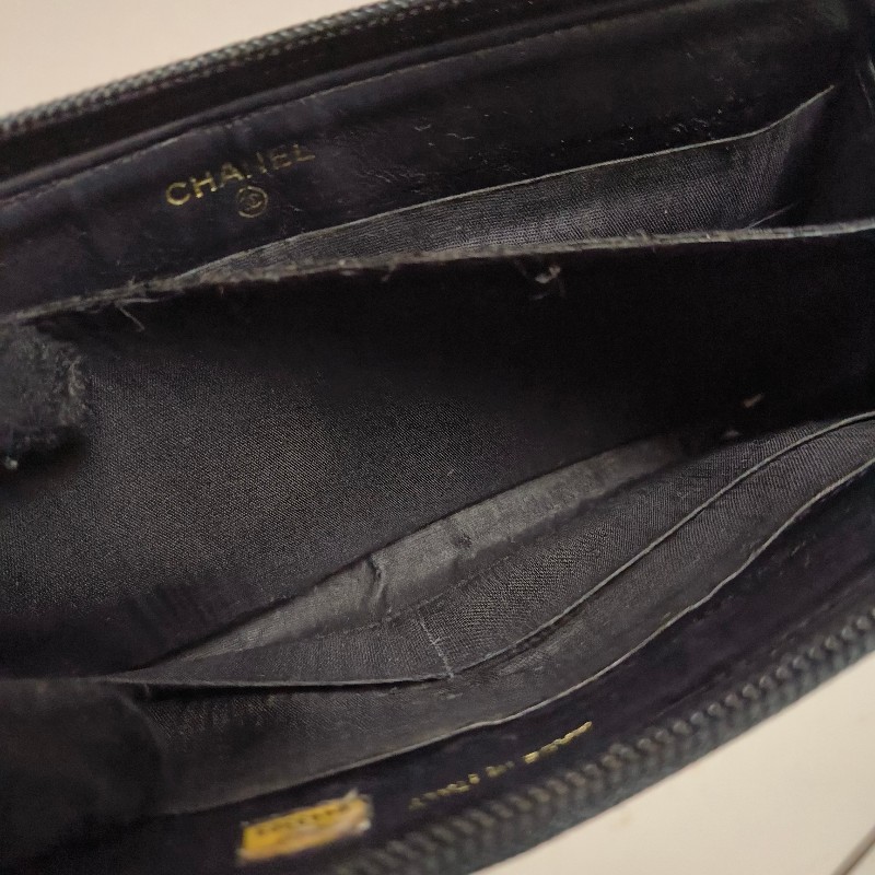 ㊣✨CHANEL✨香奈兒 小香 雙C 雷標 魚子醬 牛皮 長夾 皮夾 錢包/二手精品/二手皮夾/保證正品-39