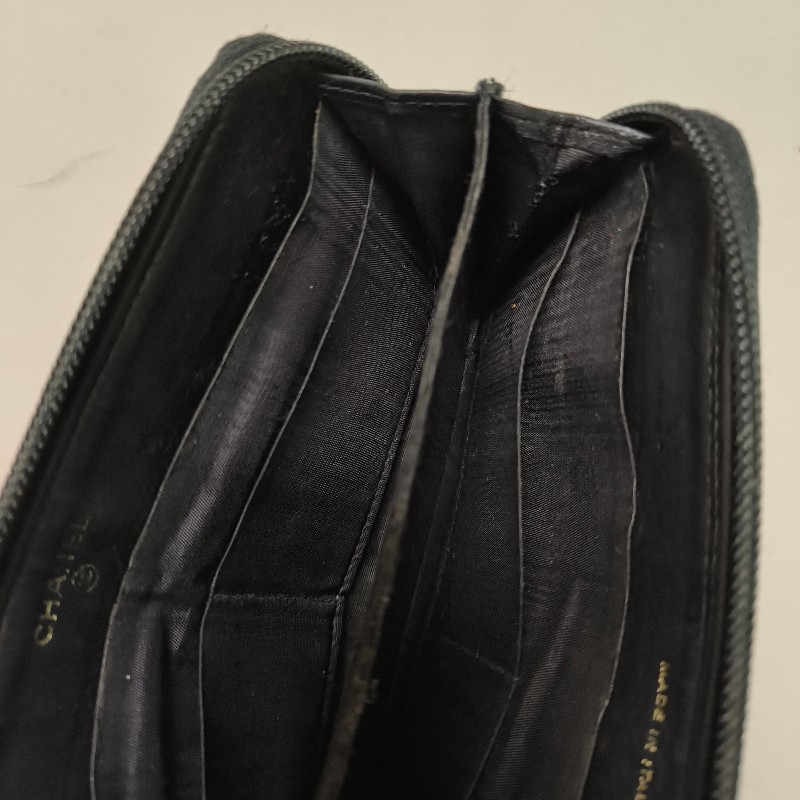 ㊣✨CHANEL✨香奈兒 小香 雙C 雷標 魚子醬 牛皮 長夾 皮夾 錢包/二手精品/二手皮夾/保證正品-47