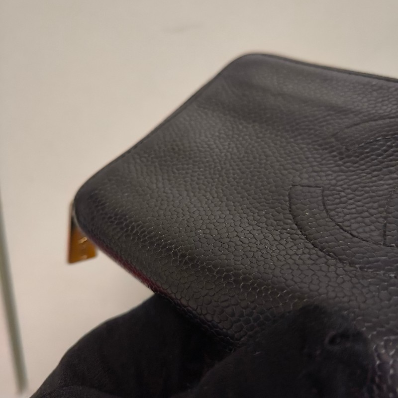 ㊣✨CHANEL✨香奈兒 小香 雙C 雷標 魚子醬 牛皮 長夾 皮夾 錢包/二手精品/二手皮夾/保證正品-50