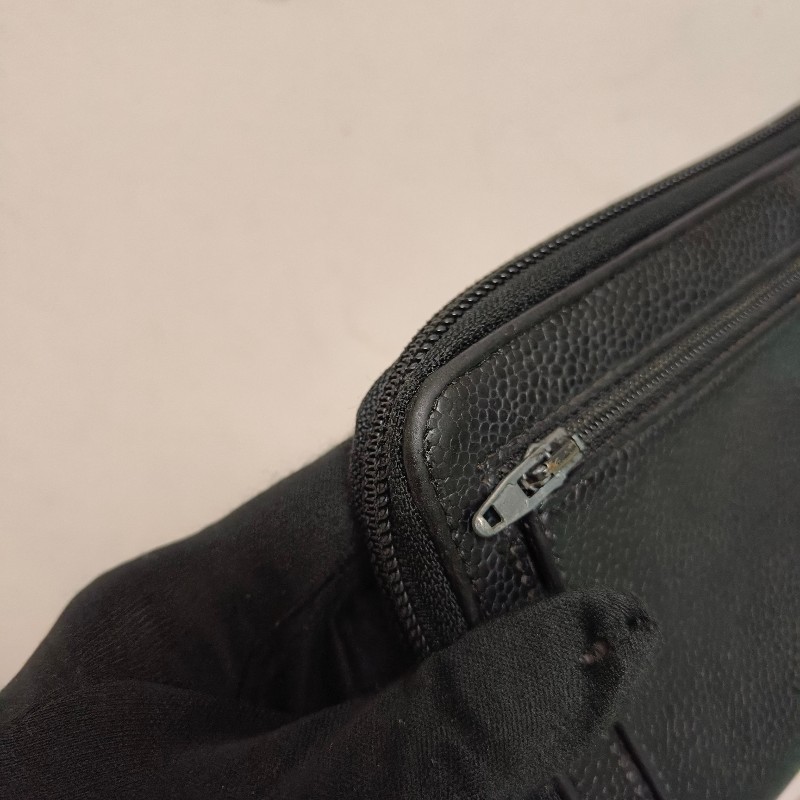 ㊣✨CHANEL✨香奈兒 小香 雙C 雷標 魚子醬 牛皮 長夾 皮夾 錢包/二手精品/二手皮夾/保證正品-52