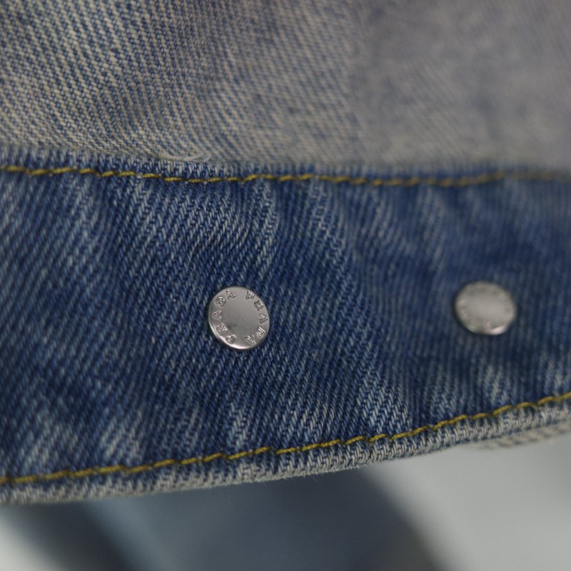 Prada 單寧 鐵牌 外套 IT38-20