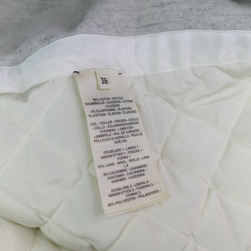 Hermes 藍色圖騰 刷毛外套-25