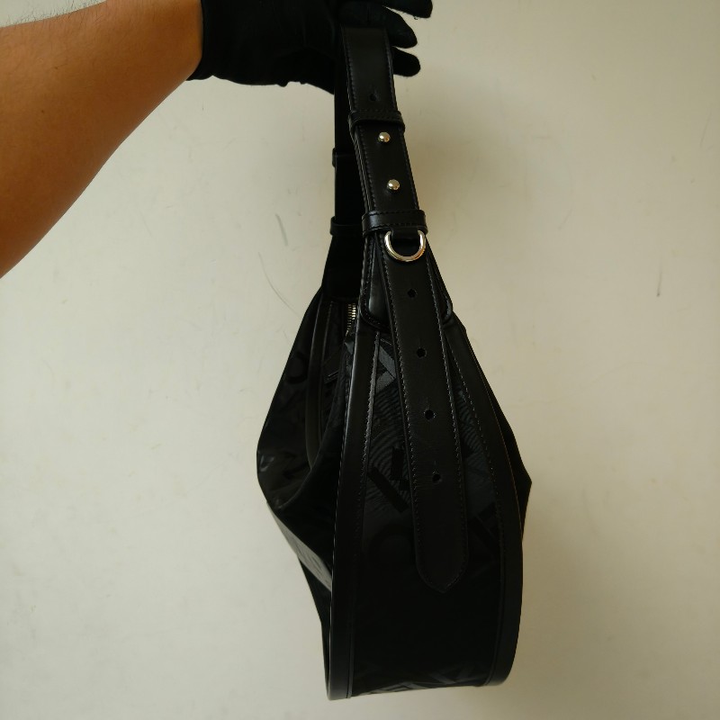 【全新】㊣✨Kenzo✨高田賢三 皮革 帆布 滿版 半月包 腋下包 肩背包 斜背包/二手精品/二手包/保證正品-2