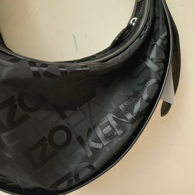 【全新】㊣✨Kenzo✨高田賢三 皮革 帆布 滿版 半月包 腋下包 肩背包 斜背包/二手精品/二手包/保證正品-16