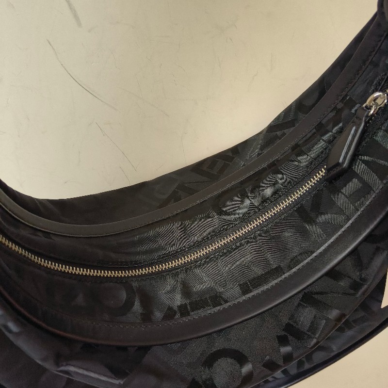 【全新】㊣✨Kenzo✨高田賢三 皮革 帆布 滿版 半月包 腋下包 肩背包 斜背包/二手精品/二手包/保證正品-23