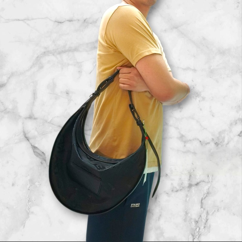 【全新】㊣✨Kenzo✨高田賢三 皮革 帆布 滿版 半月包 腋下包 肩背包 斜背包/二手精品/二手包/保證正品-34