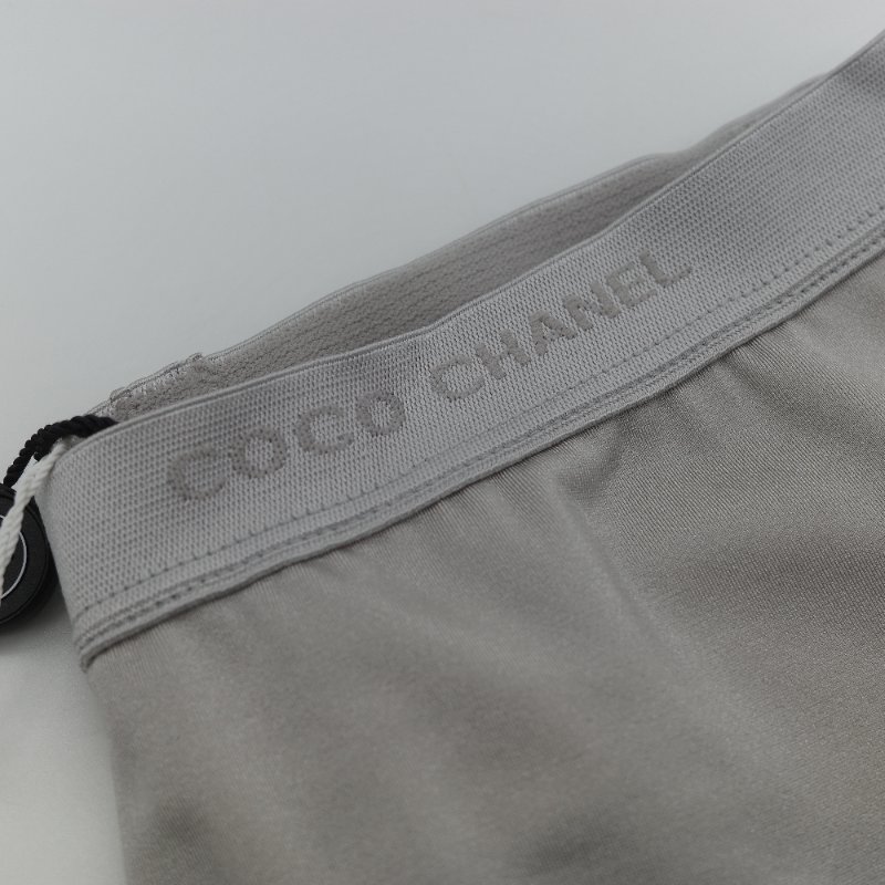 Chanel 香奈兒 灰色 彈性 棉質 內搭 休閒褲-2