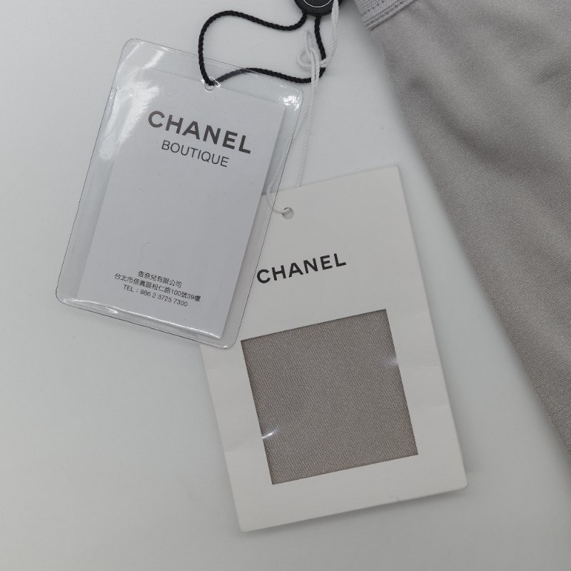 Chanel 香奈兒 灰色 彈性 棉質 內搭 休閒褲-3