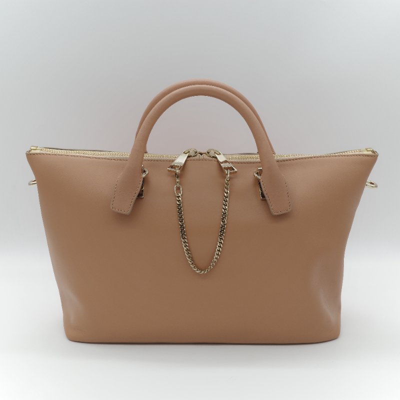 Chloé 蔻依 Baylee Medium 中型 玫瑰色 牛皮 手提包 斜挎包-1