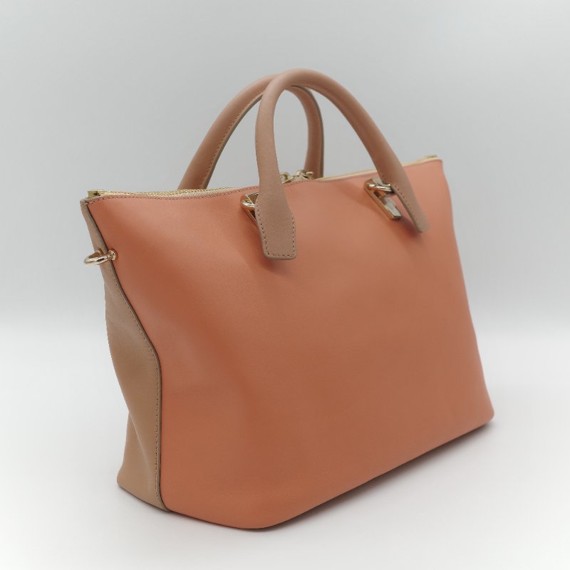 Chloé 蔻依 Baylee Medium 中型 玫瑰色 牛皮 手提包 斜挎包-5