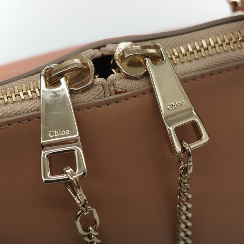 Chloé 蔻依 Baylee Medium 中型 玫瑰色 牛皮 手提包 斜挎包-19