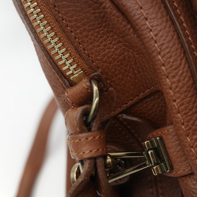 Chloé 蔻依 Paraty 中款 焦糖色 肩背包 手提包 兩用包-17