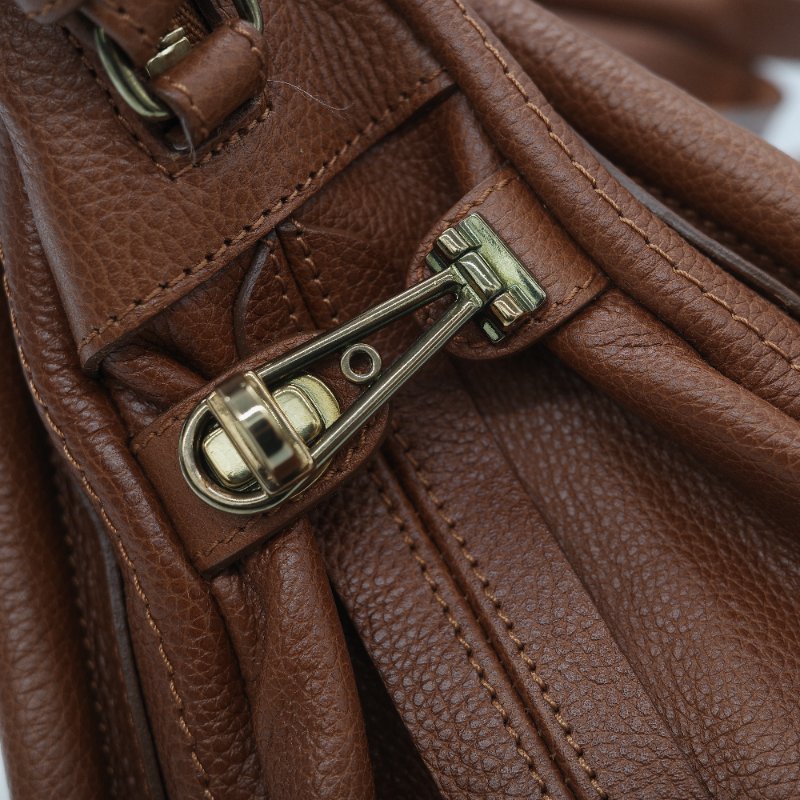 Chloé 蔻依 Paraty 中款 焦糖色 肩背包 手提包 兩用包-20