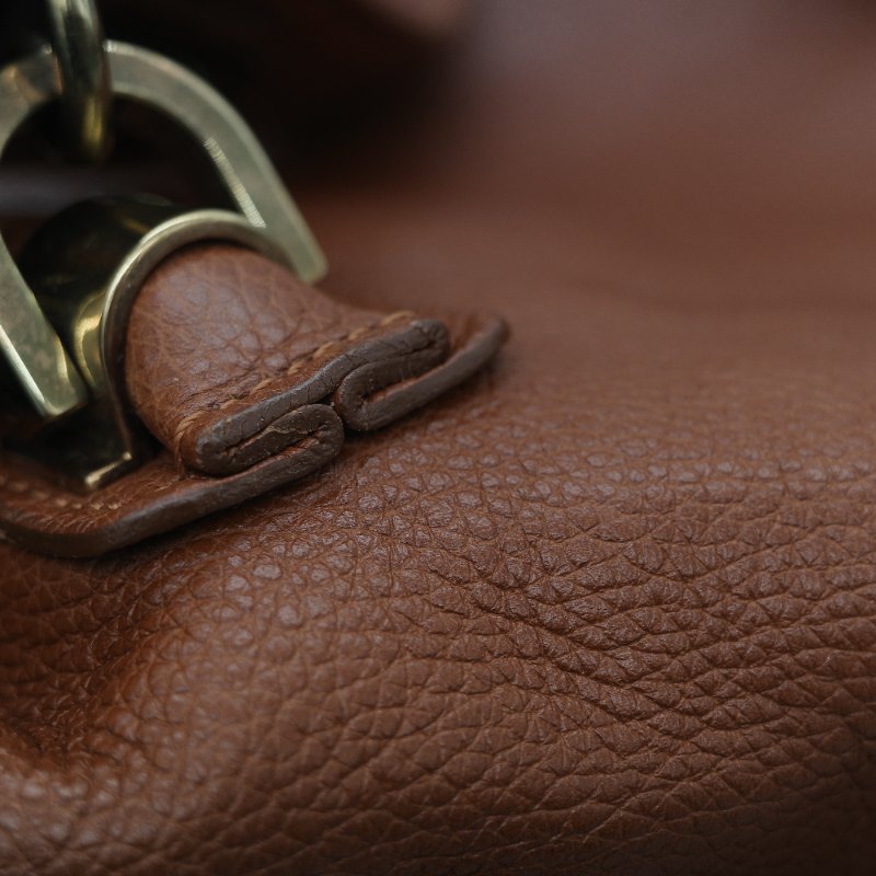 Chloé 蔻依 Paraty 中款 焦糖色 肩背包 手提包 兩用包-24