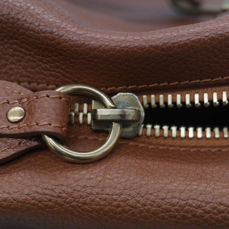 Chloé 蔻依 Paraty 中款 焦糖色 肩背包 手提包 兩用包-26