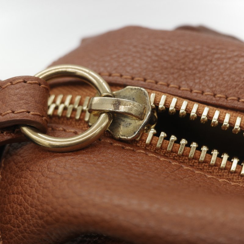 Chloé 蔻依 Paraty 中款 焦糖色 肩背包 手提包 兩用包-27