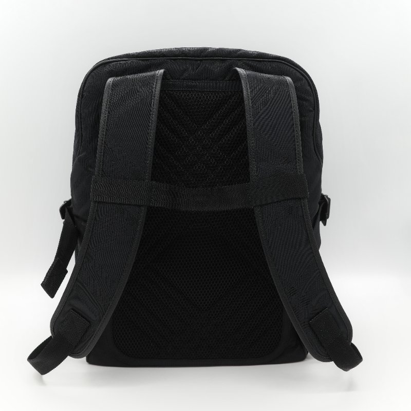 Burberry 博柏利 黑色尼龍 後背包 雙肩包-3