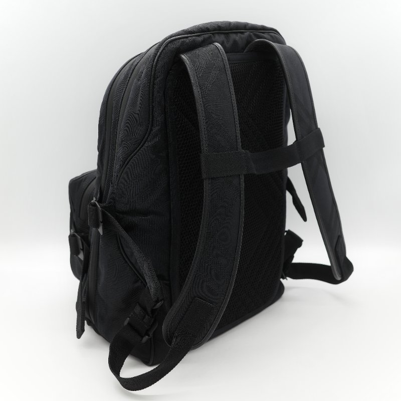 Burberry 博柏利 黑色尼龍 後背包 雙肩包-4