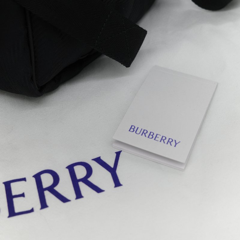 Burberry 博柏利 黑色尼龍 後背包 雙肩包-8