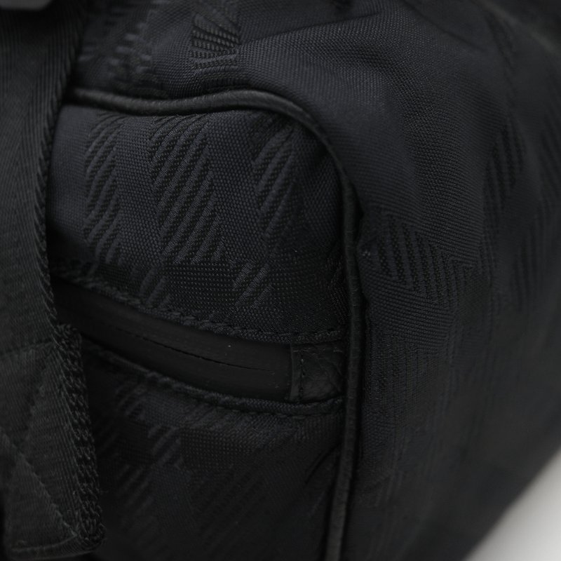 Burberry 博柏利 黑色尼龍 後背包 雙肩包-16