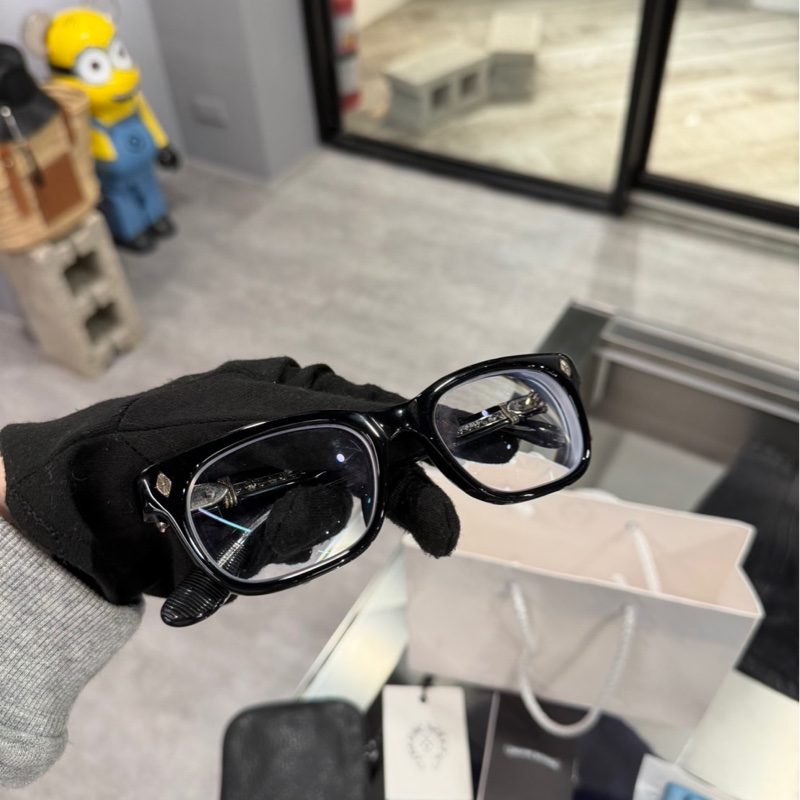 近新美品🌟Chrome Hearts Dooable 克羅心大匕首平光眼鏡|Classic Trend CT 精品|台北東區實體-5