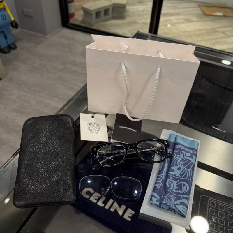 近新美品🌟Chrome Hearts Dooable 克羅心大匕首平光眼鏡|Classic Trend CT 精品|台北東區實體-7