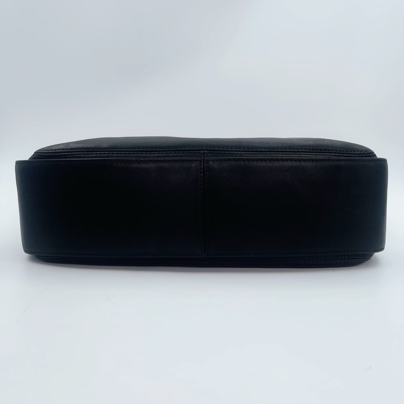 「JL精品代購」香奈兒So Black黑武士羊皮單肩斜挎托特包-8