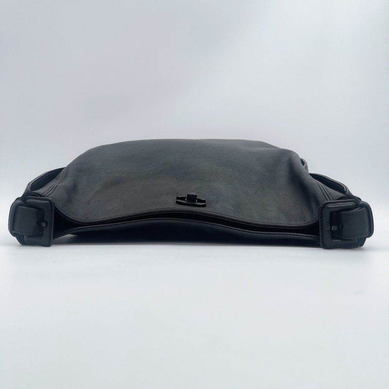 「JL精品代購」香奈兒So Black黑武士羊皮單肩斜挎托特包-9