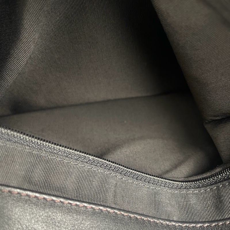 「JL精品代購」香奈兒So Black黑武士羊皮單肩斜挎托特包-27