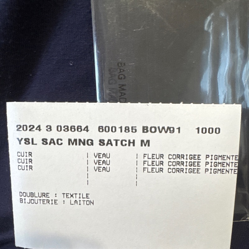 ENVELOPE粒面絎縫皮革中型信封袋-9