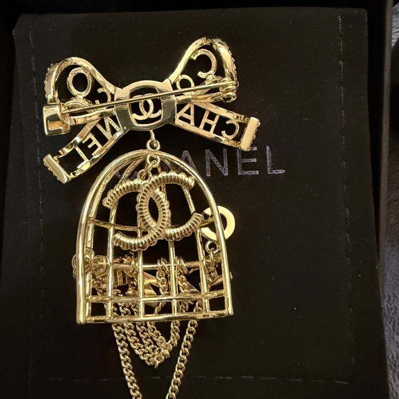 絕版品 Chanel 鳥籠別針-3