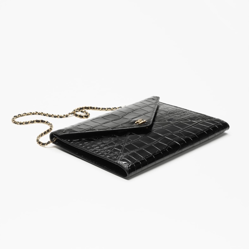 Chanel 26S 鱷魚壓紋手提包-5