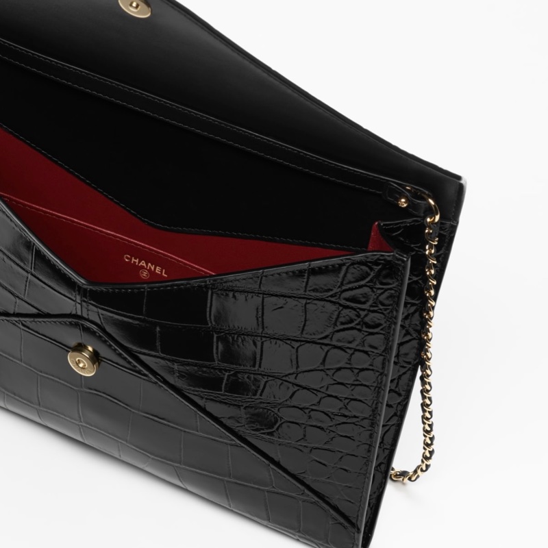 Chanel 26S 鱷魚壓紋手提包-6
